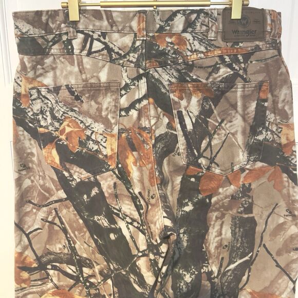 Vintage Wrangler Fusion 3-D Double Knee Camo Hunting Pants Size 36x30” Actual - Picture 4 of 11